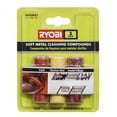 thumbnail image 2 of Ryobi A04SM21 Soft Metal Cleaning Compound Set (3-Piece), 2 of 2