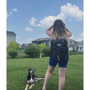 Ruvalino Baby Diaper Bag Backpack, Multifunction Waterproof Travel Bag with Insulated Bottle Holders, Durable Fabric and Changing Pad, Navy Blue