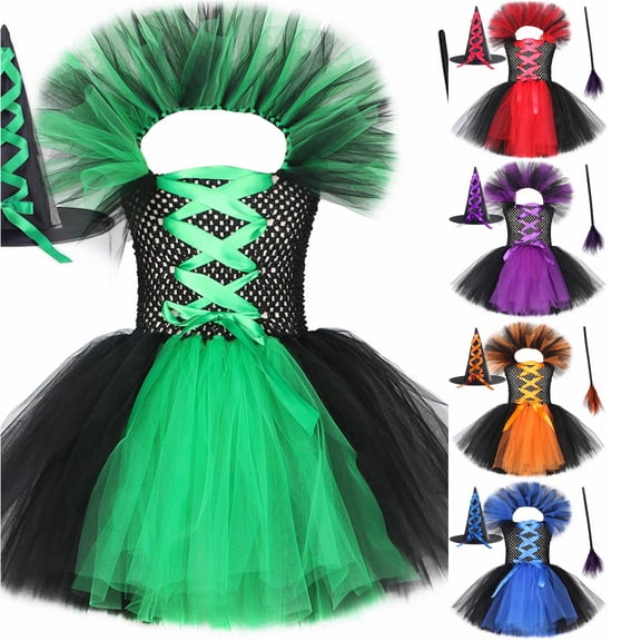Halloween Costumes For Girls Sleeveless With Comfortable And Easy Ensemble Cute Costumes For Girls 1-12 Years