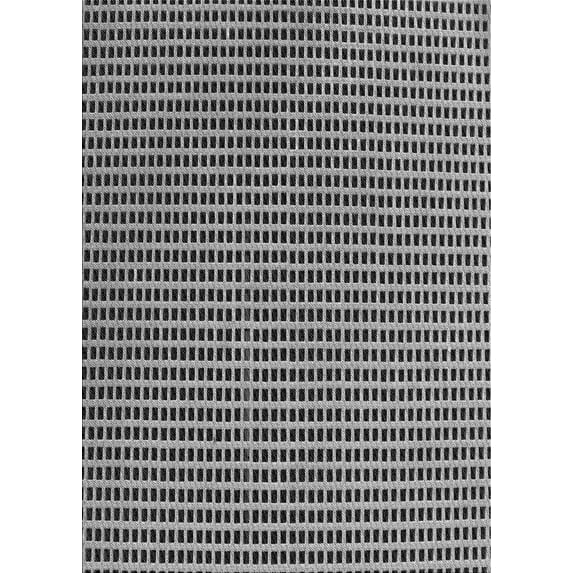 Ahgly Company Machine Washable Indoor Rectangle Transitional Gray Cloud Gray Area Rugs, 2' x 3'