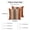Orange, variant on Burnt Orange Brown Outdoor Pillow Covers 20x12 Inch Lumbar Pillow Covers Set of 2 Waterproof Decorative Throw Pillow Cases Farmhouse Vintage Wooden Cushion Covers for Patio Furniture Garden Couch