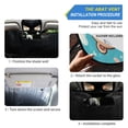 thumbnail image 2 of Bear with Hat and Rainbow Car Windshield Sun Shade Foldable Car Front Window Visor Heat and UV Protection 53x23.5, 2 of 8