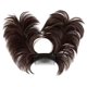 thumbnail image 1 of Postizos de moño desordenado para mujer, extensión de moño para el cabello, peine lateral de sujeción fuerte, moños desordenados, accesorios para el Estilo C Salvador Dali Clip de garras de pelo, 1 of 10