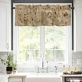 thumbnail image 5 of Burritos Food Valances for Windows Pancake Noodles Texture Realistic Fun Rod Pocket Curtain Valance Window Treatment Short Curtains for Kitchen Living Room, 58"x16", 5 of 5