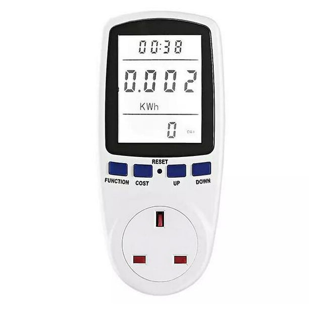 Power Meter Plug Energy Monitor Backlight Lcd Display Electricity Usage