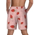 thumbnail image 4 of Goofa Cute Strawberry C Printed Men's Swim Trunks Board Shorts Quick Dry Mens Swimming Trunks with Compression Liner,Breathable Fit Hawaii Beach Shorts-Small, 4 of 9