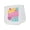 AA-White, variant on Inktastic Nana and Pops Love Me Retro Flowered Baby Burp Cloth