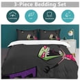 thumbnail image 5 of Gir Invader Zim Alien 3 Pieces Bedding Sets Comfortable Soft Comforter Sets Decoration Bedroom Gifts With 1 Duvet Cover 2 Pillowcases, 5 of 7