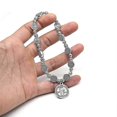 thumbnail image 3 of Pulsera Yashi con medalla católica de San Benito para hombres y mujeres, 3 of 4