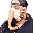 thumbnail image 3 of Fiesta Cosplay Prop Alien Face Hugger Horror Half Cover Látex, 3 of 9