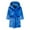 Blue, variant on Boys Girls Robe Hooded Bathrobe Toddler Robes Soft Coral Fleece Pajamas Unisex Dressing Gown for Kids (Pink, 11-12 Years)