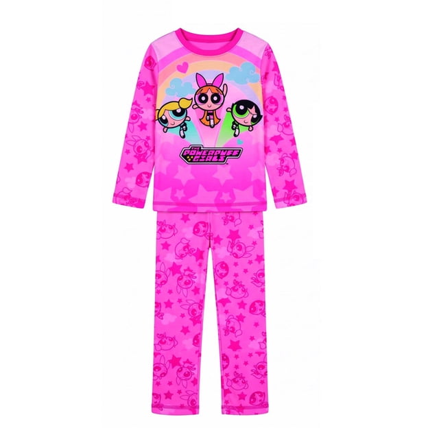 Pijama Chicas Superpoderosas para Niña Rosa Talla 6