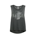 thumbnail image 1 of Thread Tank Barrel Mug Sketch Women's Sleeveless Muscle Tank Top Charcoal Medium, 1 of 4