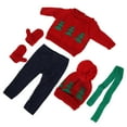 thumbnail image 1 of Ropa para Muñecas de Niña de 18 Pulgadas Suéter Navideño Pantalones Sombreros Accesorios para Muñecas Materiales Elásticos Duraderos y Seguros Regalos Ideales de ANGGREK  Otros, 1 of 8