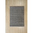 thumbnail image 5 of EORC Handmade Wool Dark Grey Contemporary Transitional Rome Rug, 5 of 9