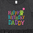 thumbnail image 4 of Inktastic Happy Birthday Daddy Boy Girl Party Girls Toddler Dress, 4 of 5