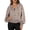 Khaki, variant on Womens Zip Up Hoodies Cropped Sweatshirts Casual Comfy Cute Zip Jackets Fashion Trendy Fall Outfits 2025 Y2K Clothes