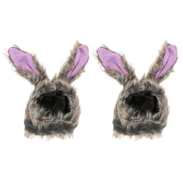 2 Pcs Halloween Rabbit Shape Pet Hat Funny Pet Hat Dog Cat Hat Costume Headdress