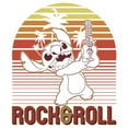 thumbnail image 2 of Boy's Lilo & Stitch Rock & Roll Sunset  Graphic Tee White Large, 2 of 4