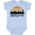 thumbnail image 3 of Inktastic Buffalo New York Skyline Retro Boys or Girls Baby Bodysuit, 3 of 5