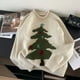 thumbnail image 2 of Suéter de punto con diseño de árbol de Navidad para mujer, moda de otoño e invierno, suéter de manga larga de jacquard, tendencia, prendas de punto que combinan con todo, 2 of 5