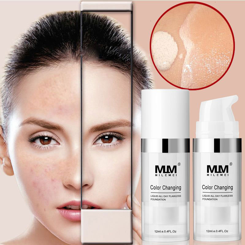 Concealer Cover Cream Color Changing Makeup Warm Skin Tone Colour