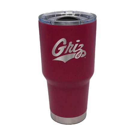 NCAA Montana Grizzlies 30 ounce Stainless Steel Tumbler in Team Color with Team Logo