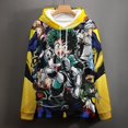 thumbnail image 4 of Boku No Hero Mha Sweatshirt For Mens And Womens Fashion Hoodies Pullover Athletic Daily Hoody Hooded With Pocket And Drawstring Adult Unisex Sweatshirt Gift, 4 of 8