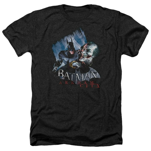 Arkham City - Jokes On You! - Heather Short Sleeve Shirt - XX-Large