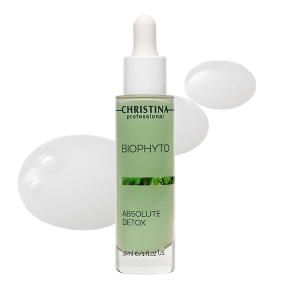 Suero facial Chistina Biophyto Absolute Detox - 30 ml - Suero antioxidante de renovación celular para el rostro - Adecuado para pieles mixtas, secas, normales, grasas y sensibles.
