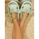 thumbnail image 4 of Cartoon Shark Design Thick Bottom One Word Slippers, Couple Sandals, Anti-Slip Bathroom Slippers For Women, 4 of 4