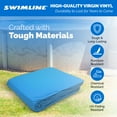 thumbnail image 2 of Swimline LI184820 18' Blue Round Above Ground Swimming Pool Overlap Liner, 2 of 9