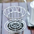 thumbnail image 5 of Bincoo Collapsible Outdoor Pour Over Coffee Dripper Filter Holder,Portable Stainless Steel Reusable Coffee Dripper,Suit for Cake Filter and V60 Fiter (Steel), 5 of 7