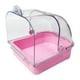 thumbnail image 3 of Caja de Baño para pájaros para mascotas, bañera colgante para loros enjaulados, para s y pájaros pequeños Rosa, 3 of 8