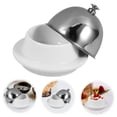 thumbnail image 4 of Practical Relish Plate Ceramic Sea Cucumber Dish Multifunctional Food Container, 4 of 8