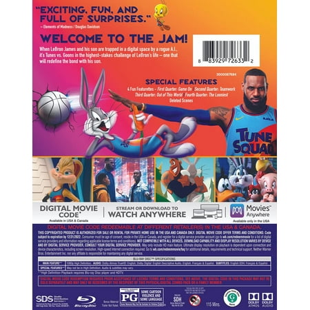 Space Jam: A New Legacy [Includes Digital Copy] [Blu-ray/DVD] [2021]