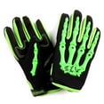 thumbnail image 5 of 1Storm Adult Motocross Helmet BMX MX ATV Dirt Bike Downhill Mountain Bike Helmet SC09S Monster Shark Green; + Goggles + Skeleton Green Glove Bundle, 5 of 8