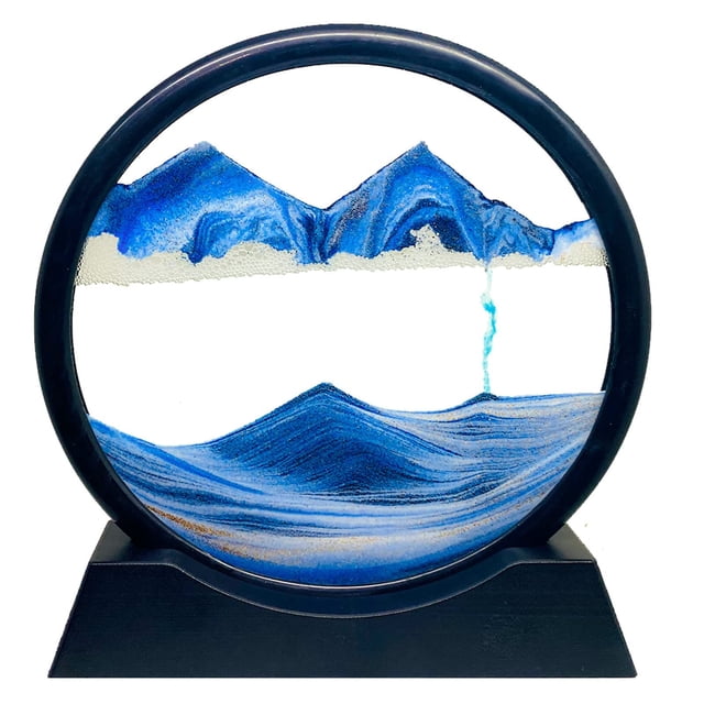 Moving Sand Art Picture Ocean Decor, 3D Deep Sea Sandscape