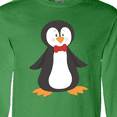 thumbnail image 4 of Inktastic Cute Penguin, Little Penguin, Penguin with Bow Tie Long Sleeve T-Shirt, 4 of 5
