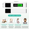 thumbnail image 4 of Graflsoa Portable 3-in-1 Water Tester: TDS, EC, Temperature Analyzer with Backlit Display, Data Hold Function, and Titanium Alloy Probe (White, Battery Not Included), 4 of 7