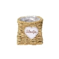 thumbnail image 1 of Decoraciones Del Hogar para la Sala de Estar,Tejido a Mano de Paja Suculente Planter Pot Khaki 5.11x5.11In,Cesta de Flores Decoración Del Hotel Del Huésped Del Hogar,Macetas de Flores de Interior, 1 of 6
