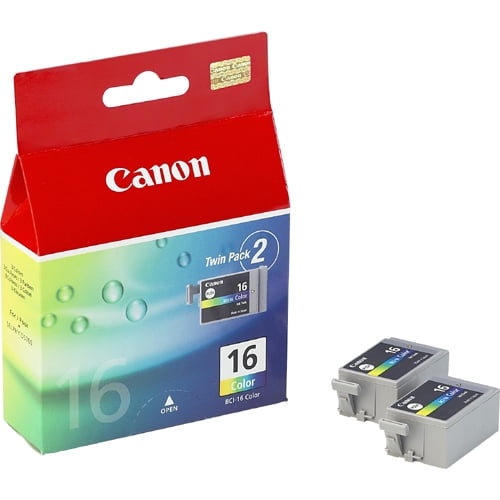 Canon BCI-16 - 2-pack - Couleur (cyan, magenta, Jaune) - original - Réservoir d'Encre - pour i90; PIXMA iP90, iP90v, mini220; SELPHY DS700, DS810