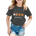 thumbnail image 2 of NIEWTR Kids Halloween T Shirts for Girls Pumpkin Ghost Short Sleeve Crew Neck Loose Fit Graphic Tees Toddler Clothes(1-2 Years), 2 of 7