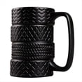 thumbnail image 3 of Divertidas Tazas CeráMica para NeumáTicos, Café con Capacidad 500ML, Cereales para el Desayuno, Té con Leche, Agua, para NeumáTicos Oficina, Regalos Novedosos, 3 of 5