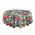 thumbnail image 5 of Pioneer Flower Round Tablecloth 60" X 60",Wrinkle Wipeable Table Cloth for Kitchen Dining Room Picnic Patio Party, 5 of 6