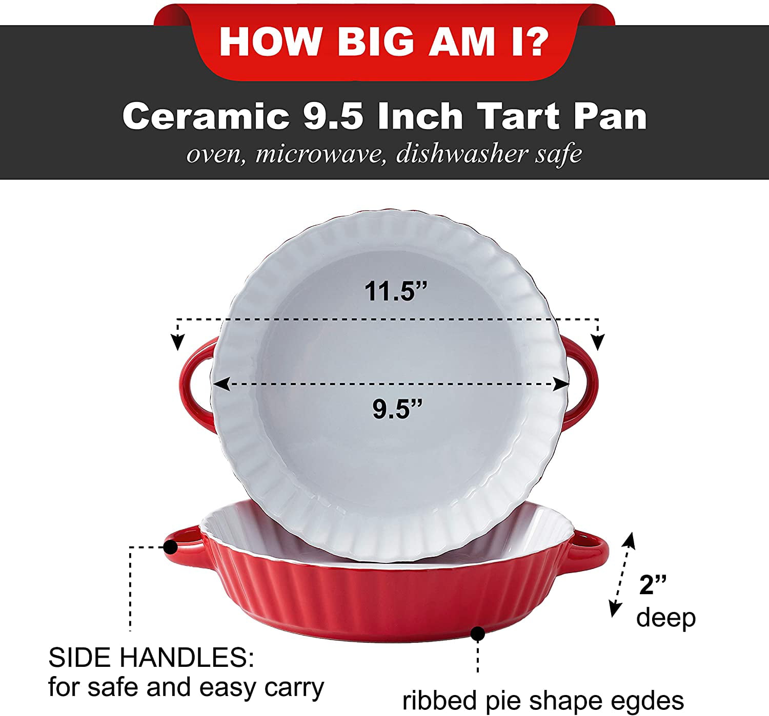 2-in-1 Pie Pan ~ Mini Loaf Pan ~ Tart/Quiche Pan Set – Great Baking Pans  for Desserts! #KitchenTools #Baking