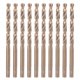 thumbnail image 1 of 10 piezas de brocas helicoidales de vástago recto HSS CO para placa de hierro de acero inoxidable (5,5 mm), 1 of 9