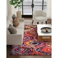 thumbnail image 7 of Unique Loom Estrella Collection Area Rug - Magnolia (7' 1" x 10' Rectangle Multi/Black), 7 of 7