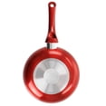 thumbnail image 2 of Better Chef 8 in Silver Metallic Non Stick Gourmet Fry Pan in Red, 2 of 8