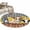 Black Yellow, variant on Round Rug 4Ft Washable Non-Slip, Plaid Pig Cow Wooden Circle Area Rugs for Living Room Bedroom, Black White Farmhouse Animals Indoor Floor Mats Carpet Runner for Home Decor Aesthetic